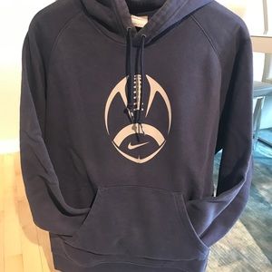 Nike hoodie, GUC, navy blue, size L